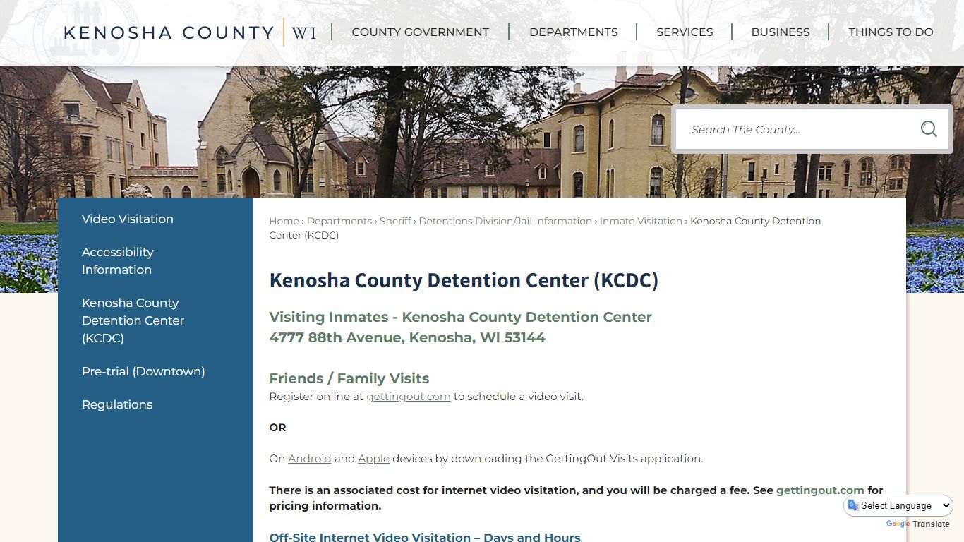 Kenosha County Detention Center (KCDC)